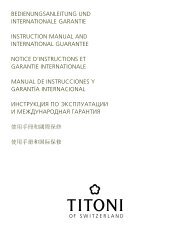 Guarantee Booklet (PDF) - Titoni