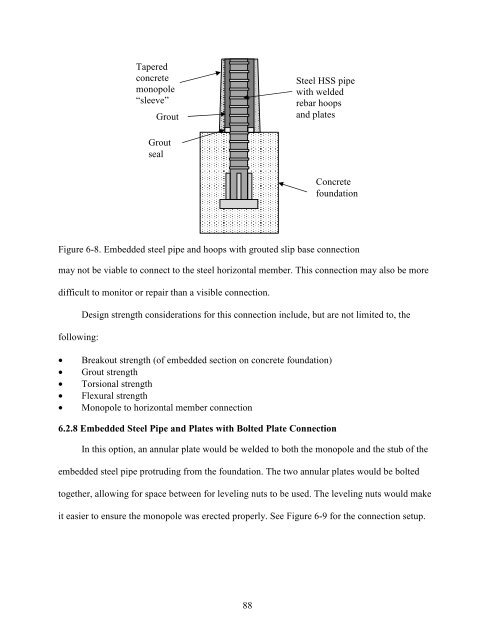 Alternative Support Systems for Cantilever - National Transportation ...