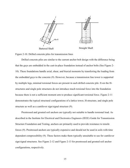 Alternative Support Systems for Cantilever - National Transportation ...