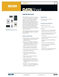 CopperMedia PS5E BIX DVO Outlet Data Sheet - Belden