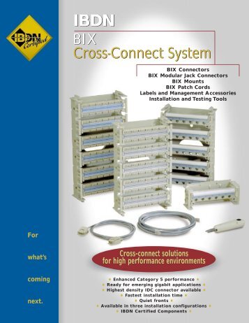 BIX Cross Connect System