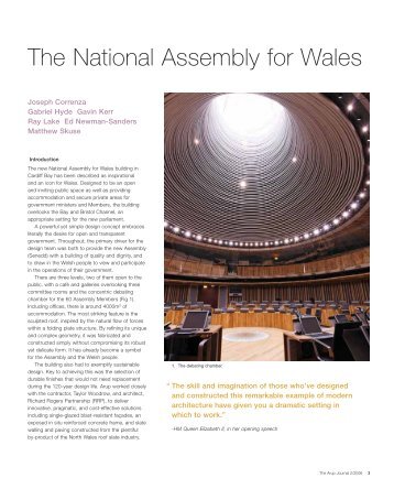 The National Assembly for Wales - Arup