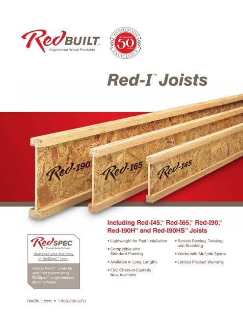 I Joist Comparison Chart