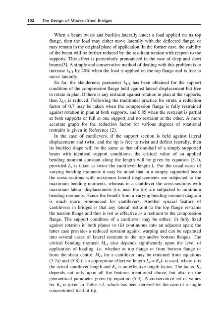 The Design of Modern Steel Bridges - TEDI