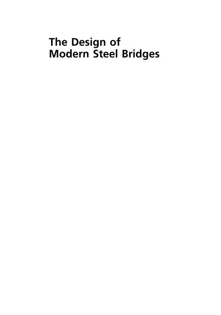 The Design of Modern Steel Bridges - TEDI