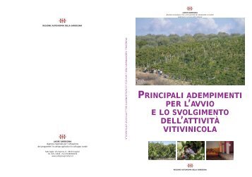 Adempimenti per l'attività vitivinicola [file .pdf] - Sardegna Agricoltura