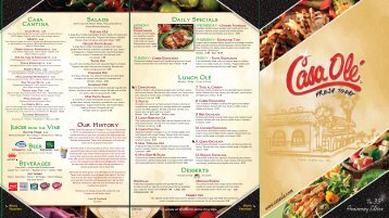 Tortuga Mexican Kitchen Menu Tortuga Mexican Kitchen Menu