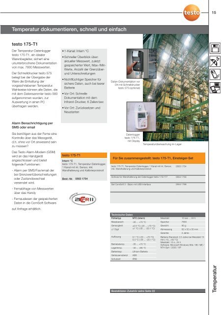 Temperatur dokumentieren, schnell und einfach Temperatur
