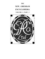 NEW . GRESHAM ENCYCLOPEDIA - Ebooks on Everything.