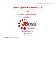 JBoss Operations Network 2.3 FAQ - Red Hat Customer Portal