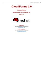CloudForms 1.0 Release Notes - Red Hat Customer Portal