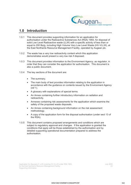 Appendix CRF - Part 3 - Northamptonshire County Council