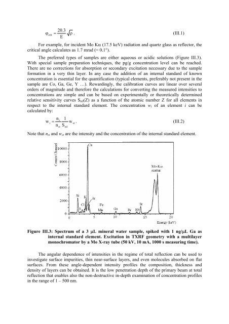 X-Ray Fluorescence Analytical Techniques - CNSTN : Centre ...