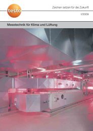 Messtechnik für Klima und Lüftung - Testo AG