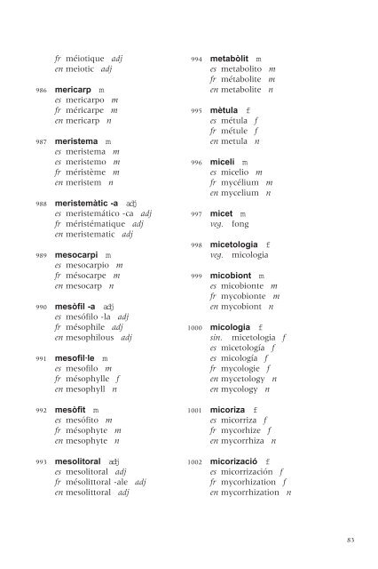 Vocabulari de botànica - Dipòsit Digital de la UB - Universitat de ...