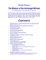 The Mission of the Archangel Michael