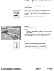 RA Replacing pulse generator for inlet camshaft (S62) - Dr. Vanos