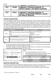 P0340 2007 Toyota Prius Camshaft Position Sensor A Circuit Bank 1