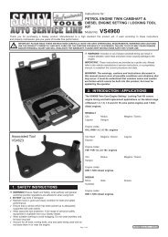 Petrol engine twin Camshaft & Diesel engine ... - Tooled-Up.com