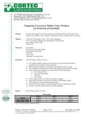 08-268 Comparing Ferrocoat to Similar Cortec Products for ...