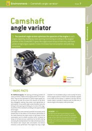 Camshaft angle variator - Renault