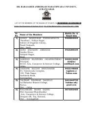 Commerce - Dr.Babasaheb Ambedkar Marathwada University ...