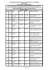 Mathematics - Dr.Babasaheb Ambedkar Marathwada University ...