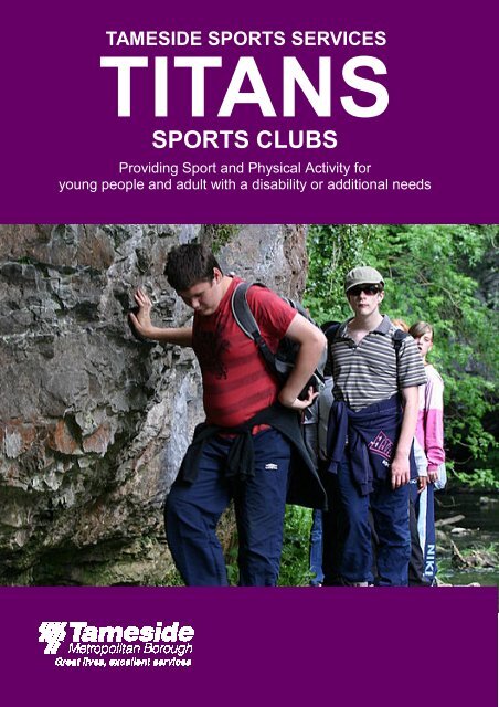 sports clubs titans - Tameside's Service Information Directory