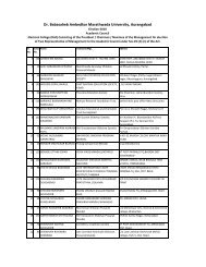 Management - Dr.Babasaheb Ambedkar Marathwada University ...