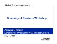 Ashwin Ghatalia Director of Productivity & Infrastructure ... - Sematech
