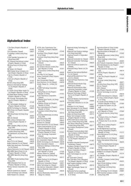 Major Companies of Asia and Australasia 2013 - Gale