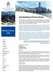 Asia Banking & Finance Group - Gide Loyrette Nouel