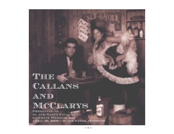The Callans and McClarys, by John Edward Callan - Callanworld