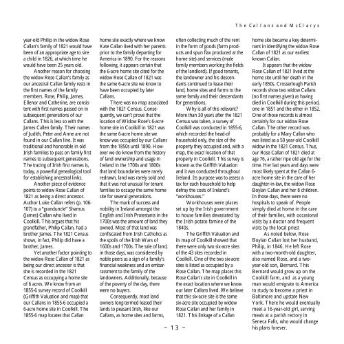 The Callans and McClarys, by John Edward Callan - Callanworld