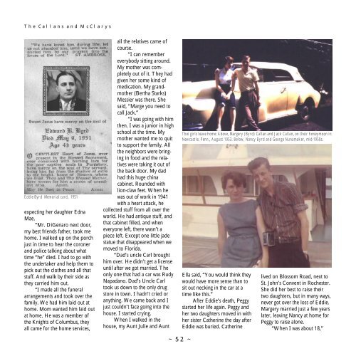 The Callans and McClarys, by John Edward Callan - Callanworld