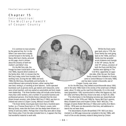 The Callans and McClarys, by John Edward Callan - Callanworld
