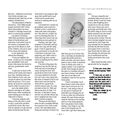 The Callans and McClarys, by John Edward Callan - Callanworld