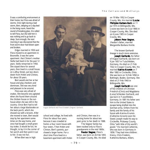 The Callans and McClarys, by John Edward Callan - Callanworld
