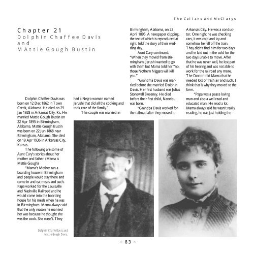 The Callans and McClarys, by John Edward Callan - Callanworld