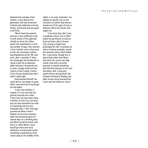 The Callans and McClarys, by John Edward Callan - Callanworld
