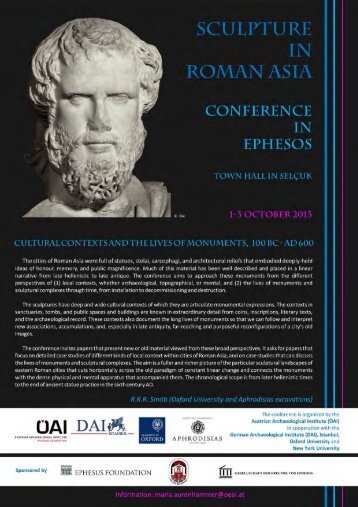 Conference „Sculpture in Roman Asia