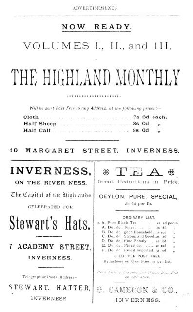 The Highland monthly - National Library of Scotland