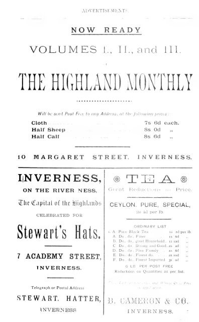 The Highland monthly - National Library of Scotland