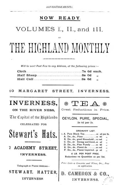 The Highland monthly - National Library of Scotland