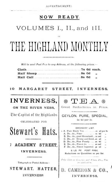 The Highland monthly - National Library of Scotland