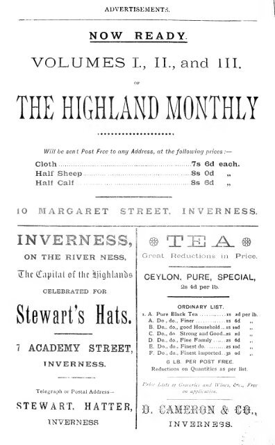 The Highland monthly - National Library of Scotland