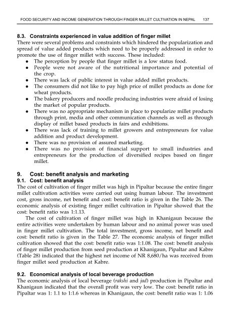 Minor millets in South Asia: learnings from IFAD-NUS project in India ...