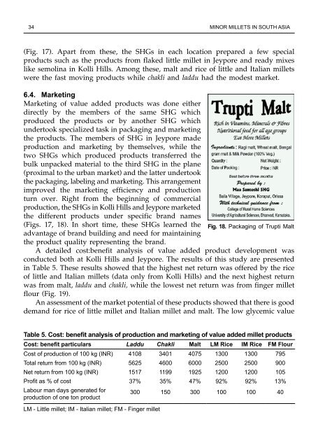 Minor millets in South Asia: learnings from IFAD-NUS project in India ...