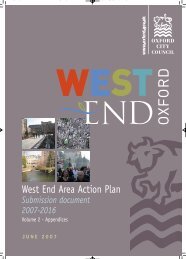 West End AAP volume 2 - Oxford City Council