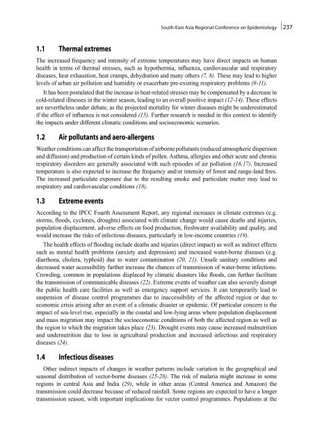 South-East Asia Regional Conference on Epidemiology